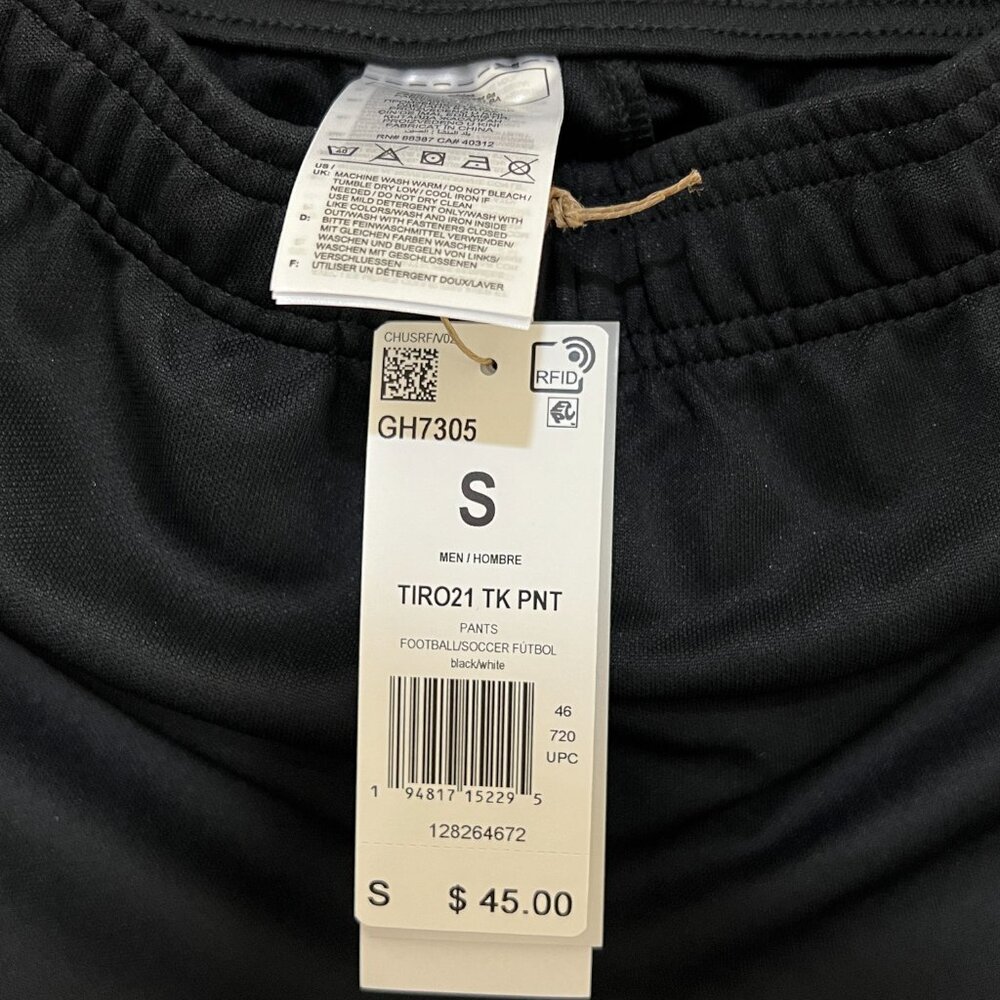 Adidas Men's Track Pant, Size S, Black, GH7305 - Picture 7 of 7